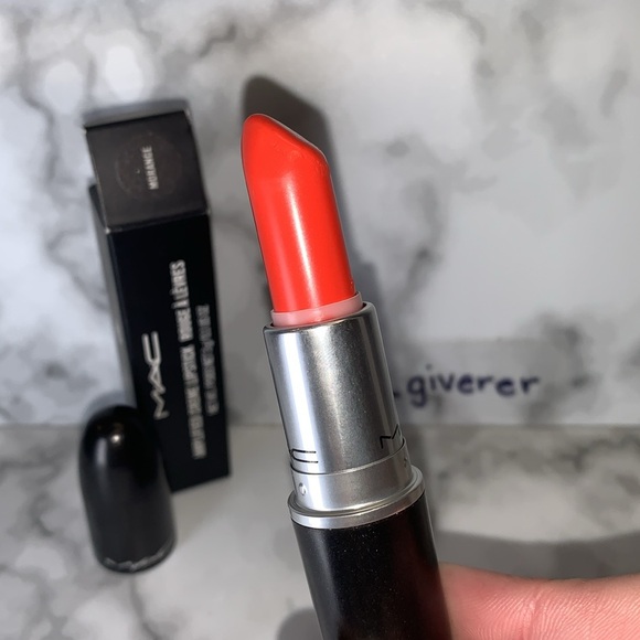 LNIB Original MORANGE Amplified Lipstick MAC In Box - Picture 3 of 14